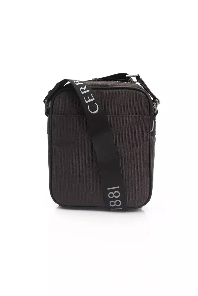 Brown Leather Men Messenger Bag