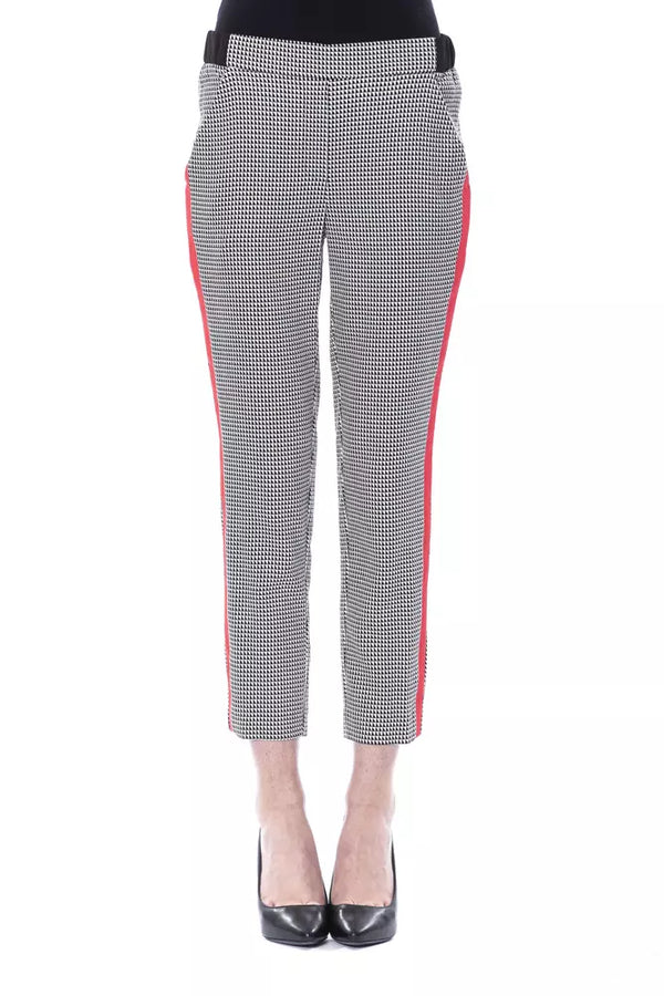BYBLOS Black Viscose Women Pant