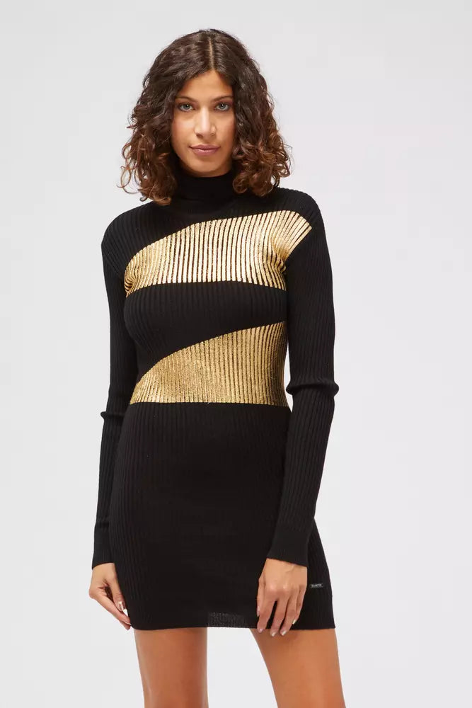 Custo Barcelona Black Viscose Women Dress