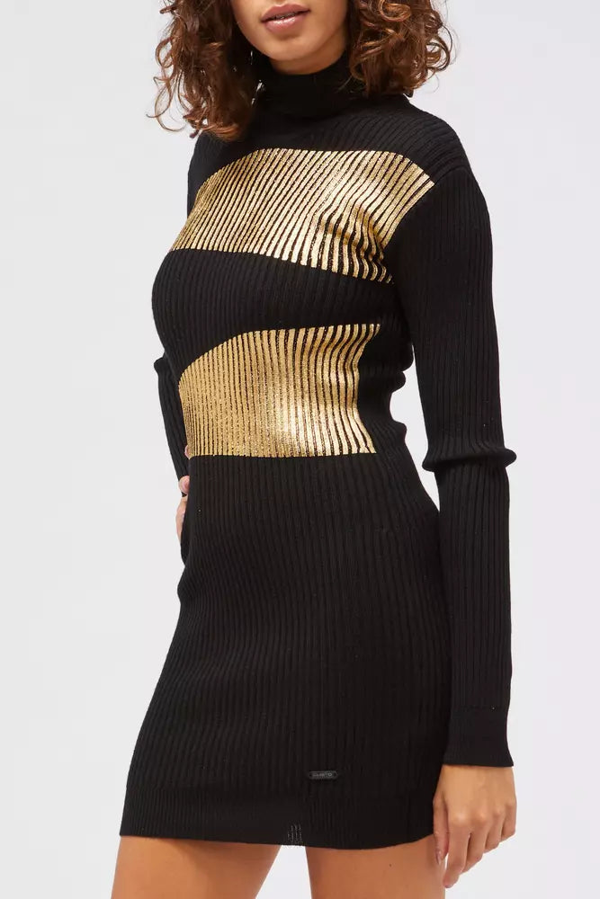 Custo Barcelona Black Viscose Women Dress