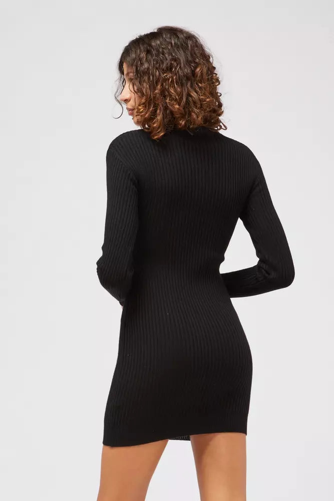 Custo Barcelona Black Viscose Women Dress