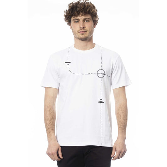 White Cotton Men's T-Shirt
