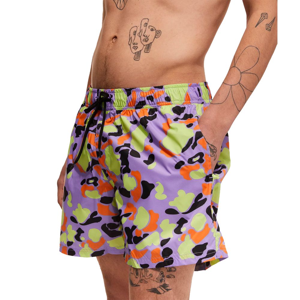 Multicolor Nylon Men's Swimwear