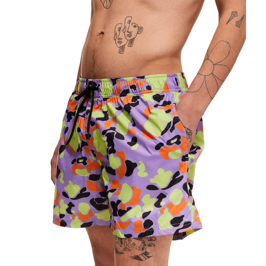 Multicolor Nylon Men's Swimwear