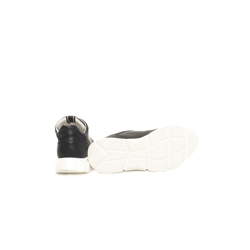 Blue Cowhide Men Sneaker