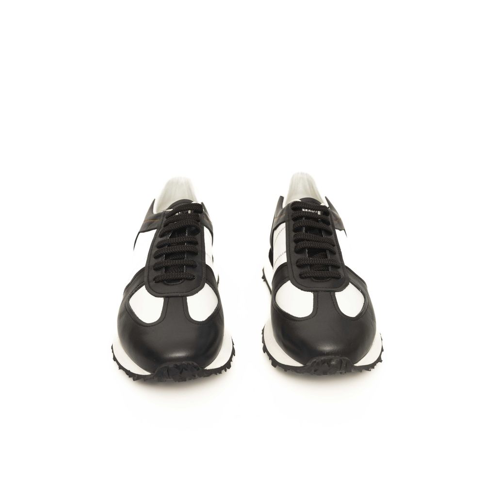Black Calfskin Men Sneaker