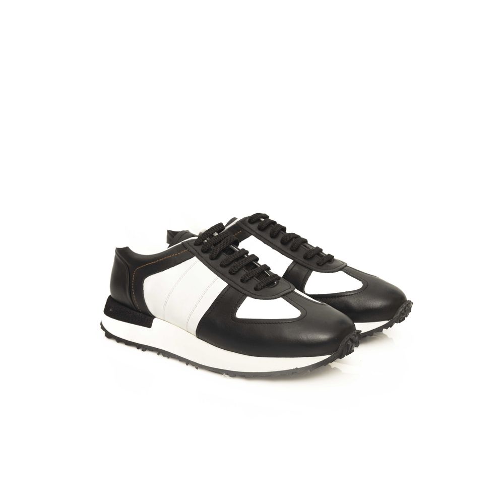Black Calfskin Men Sneaker
