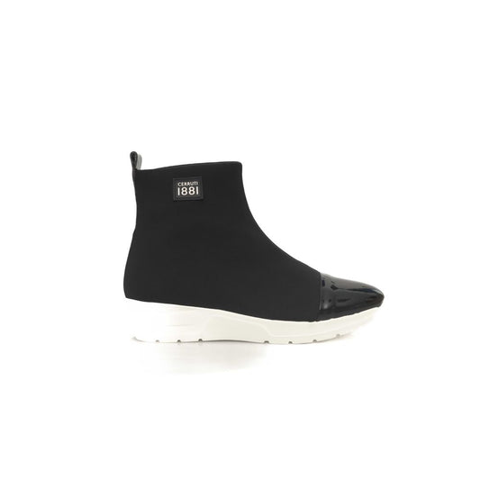 Black Calfskin Women Sneaker