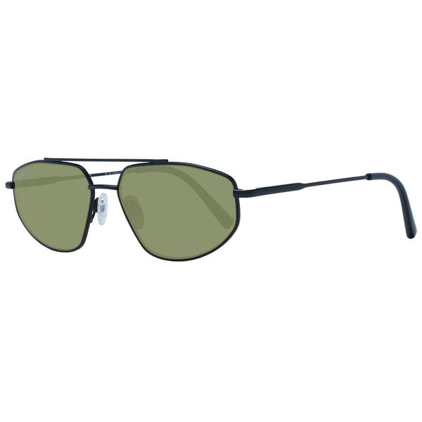 Serengeti Black Metal Sunglasses