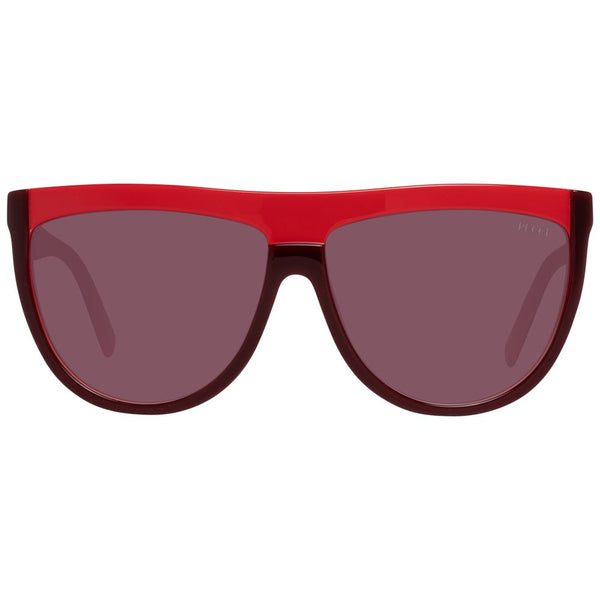 Emilio Pucci Burgundy Plastic Sunglasses