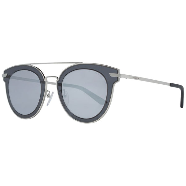 Police Silver Metal & Plastic Sunglasses