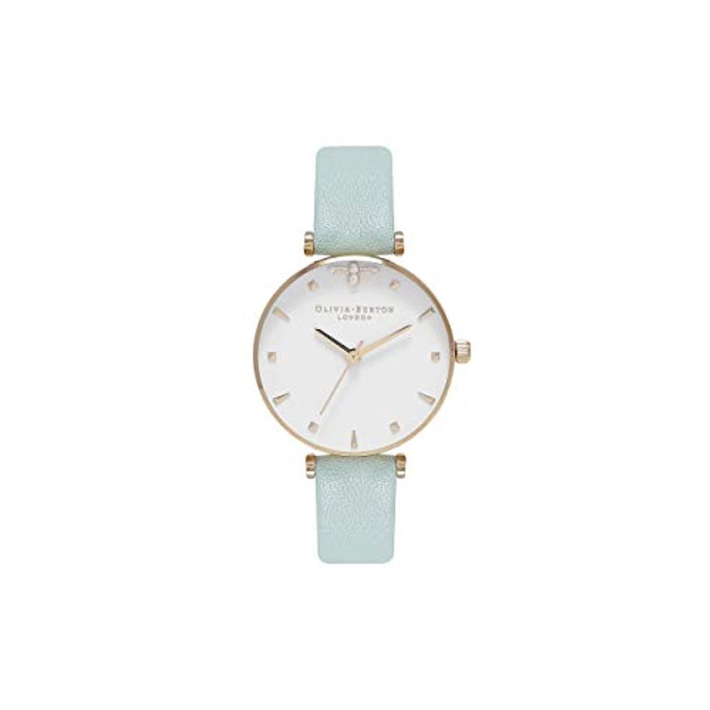 Green Leather Leather Watch
