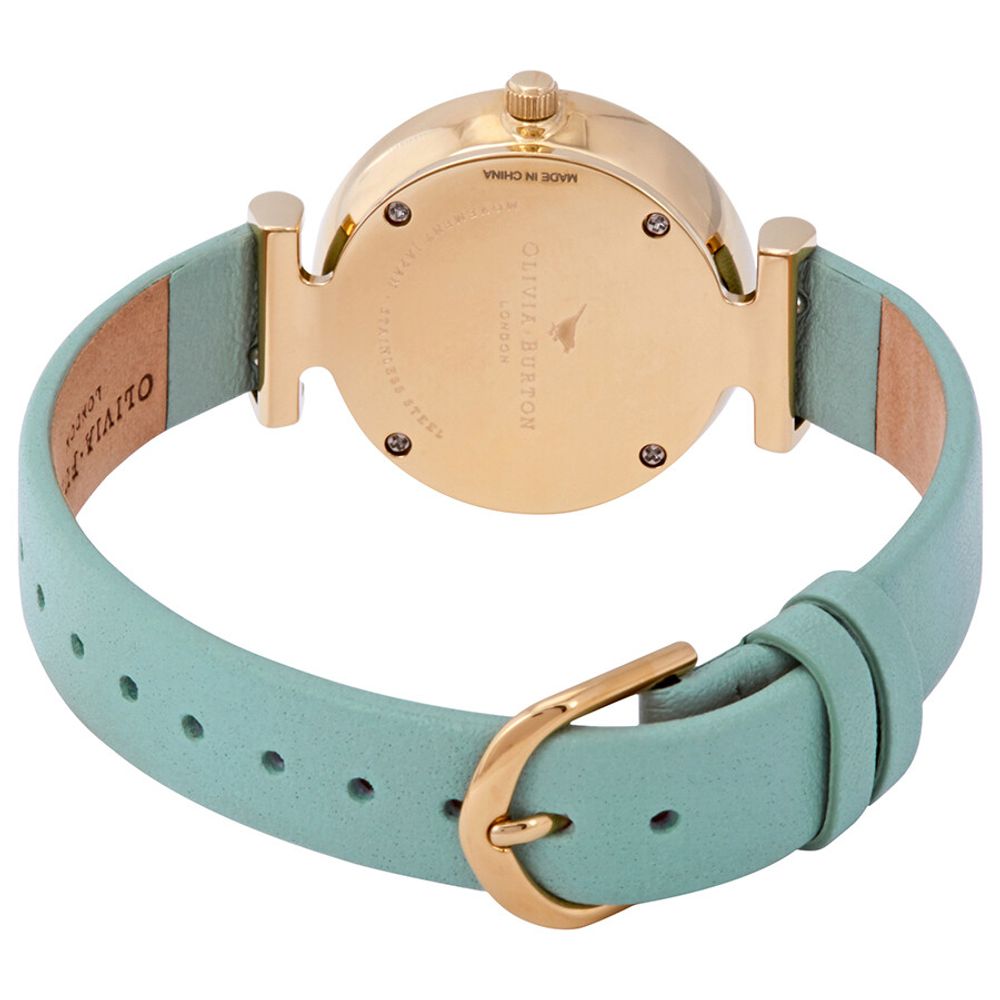 Green Leather Leather Watch