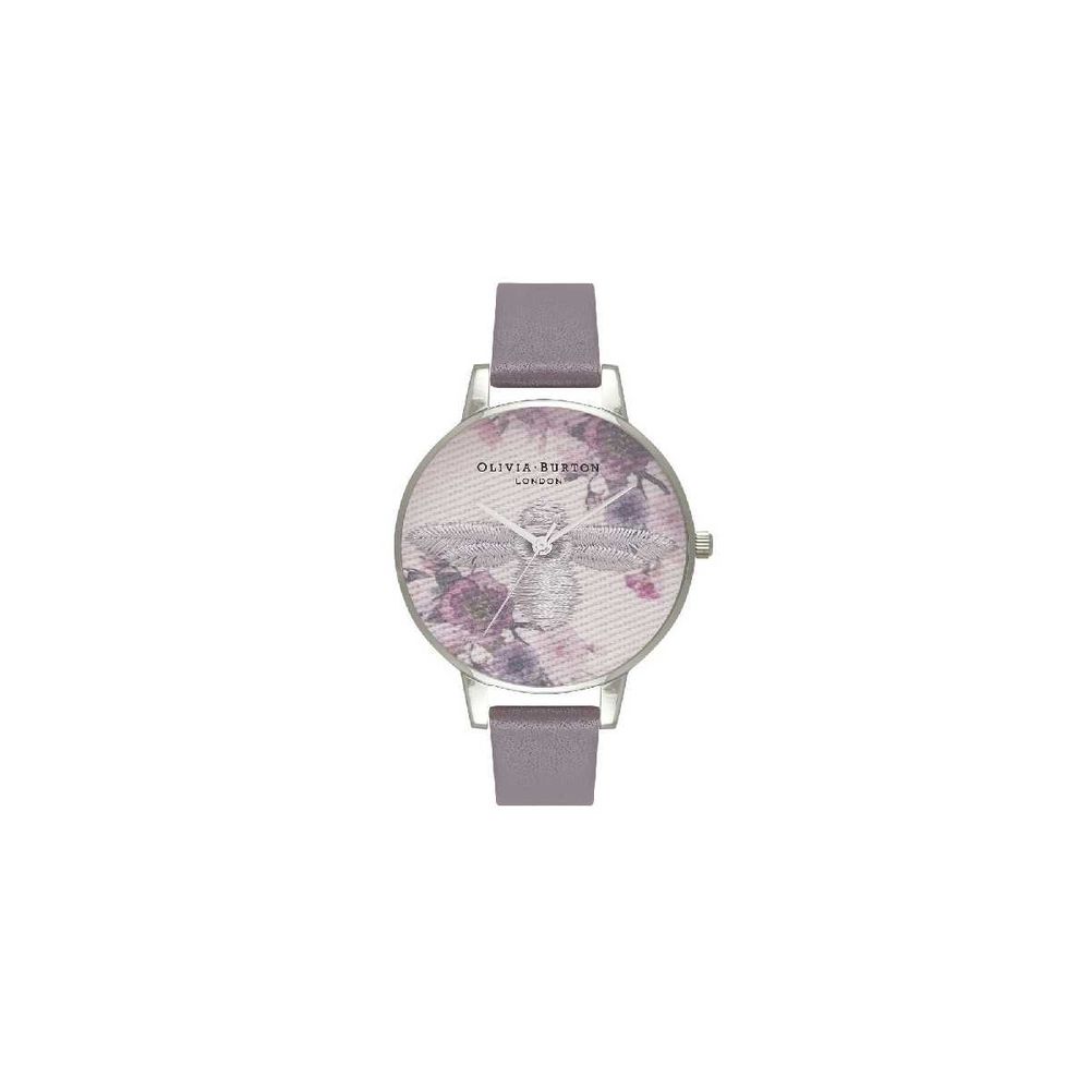 Gray Leather Leather Watch
