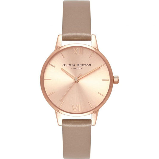 Brown Artificial Leather Watch