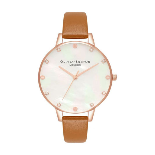 Brown Leather Leather Watch