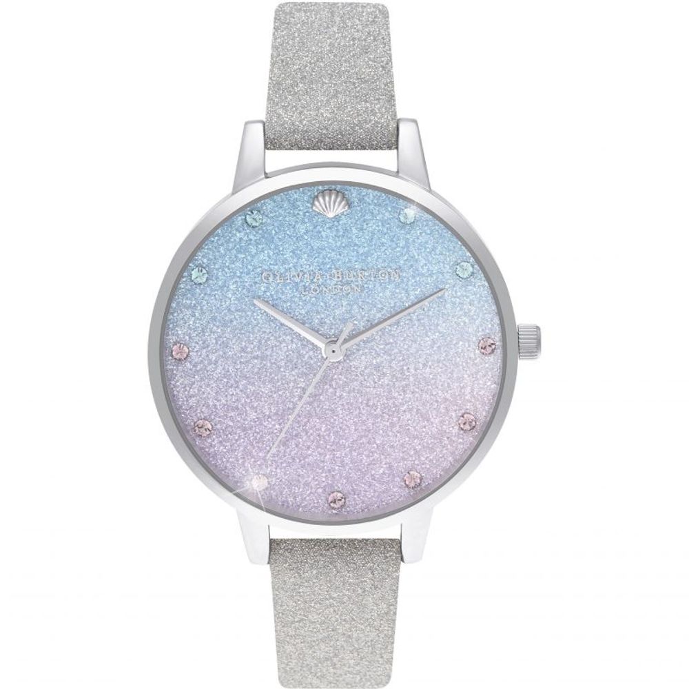 Gray Artificial Leather Watch