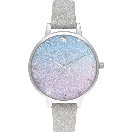 Gray Artificial Leather Watch