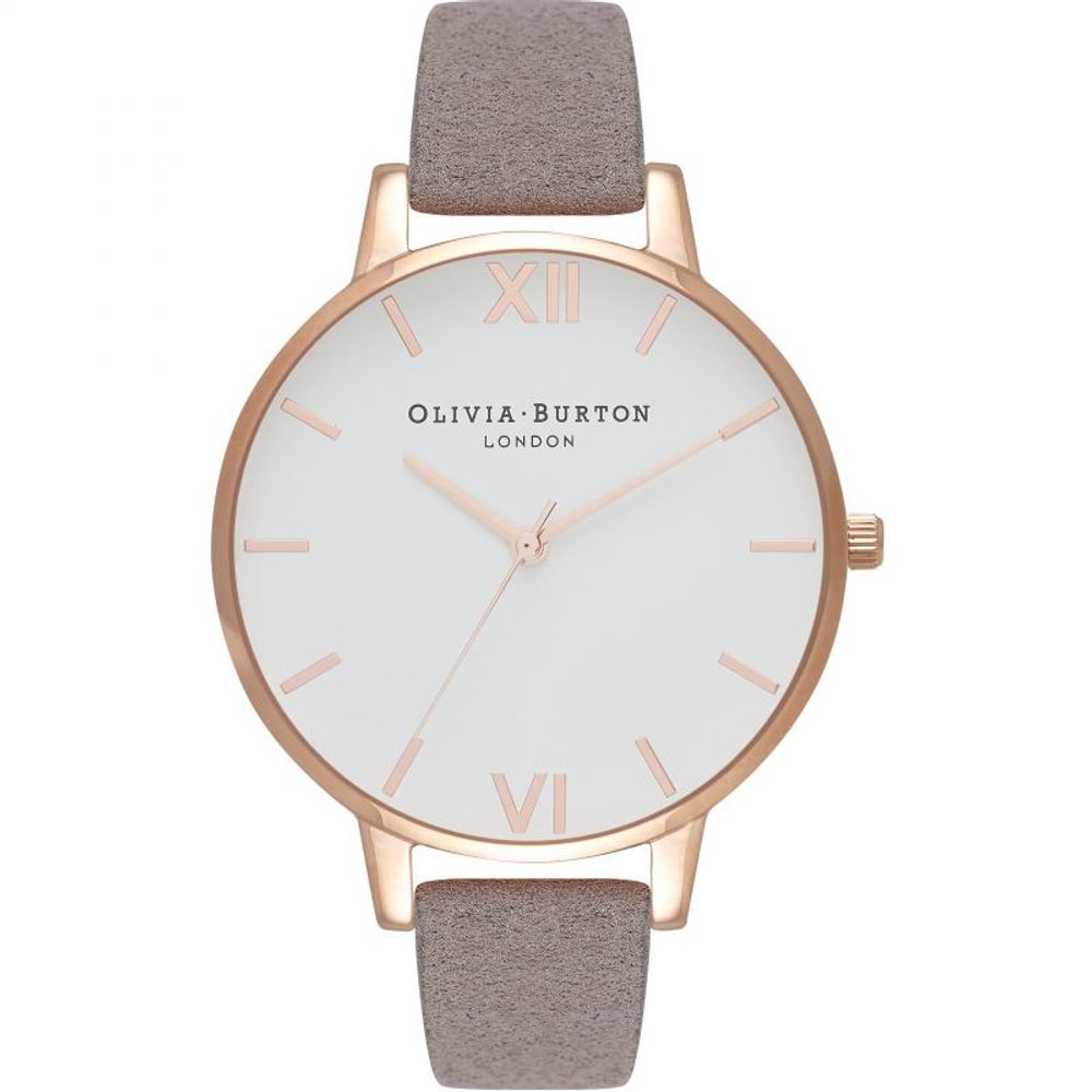 Gray Leather Leather Watch