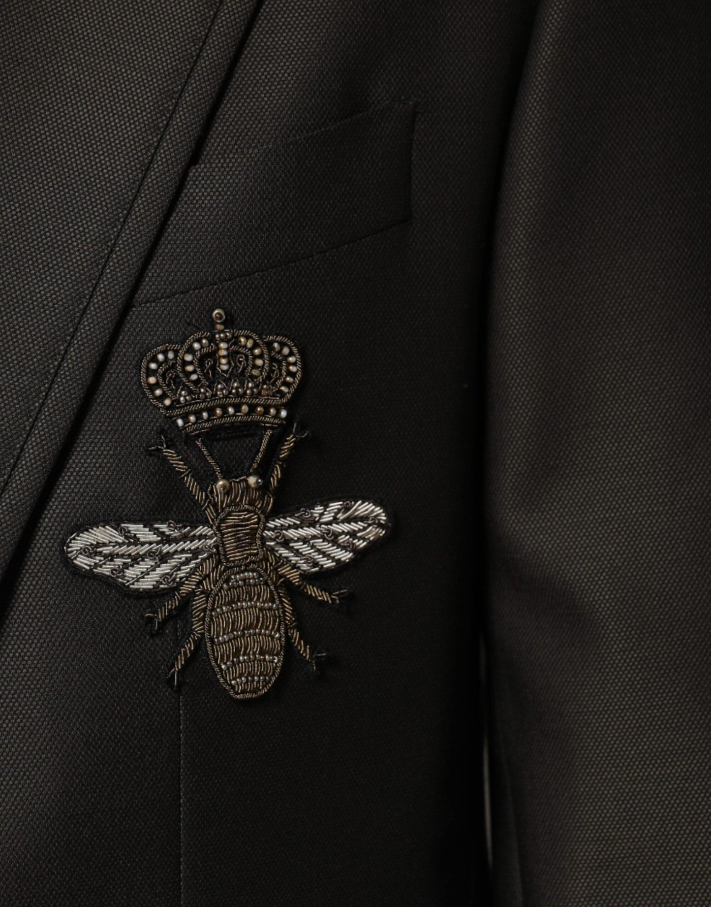 Blazer Brown Green Bee Wool Jacket Coat