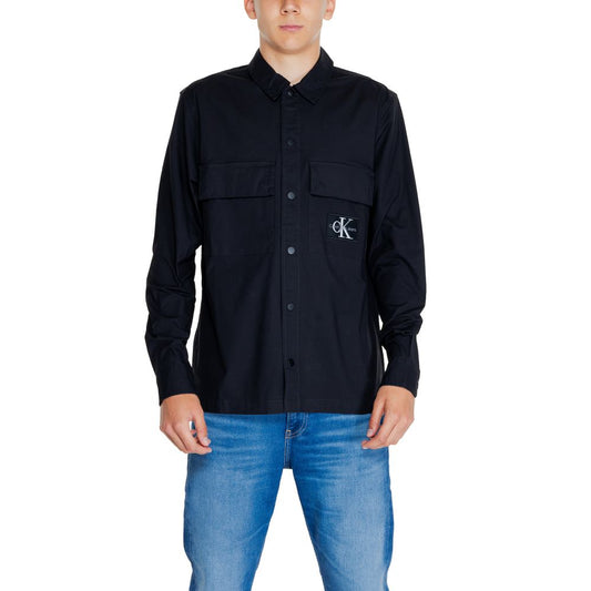 Black Recycled Cotton Shirt