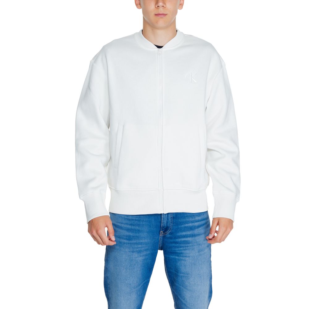 White Recycled Cotton Sweater