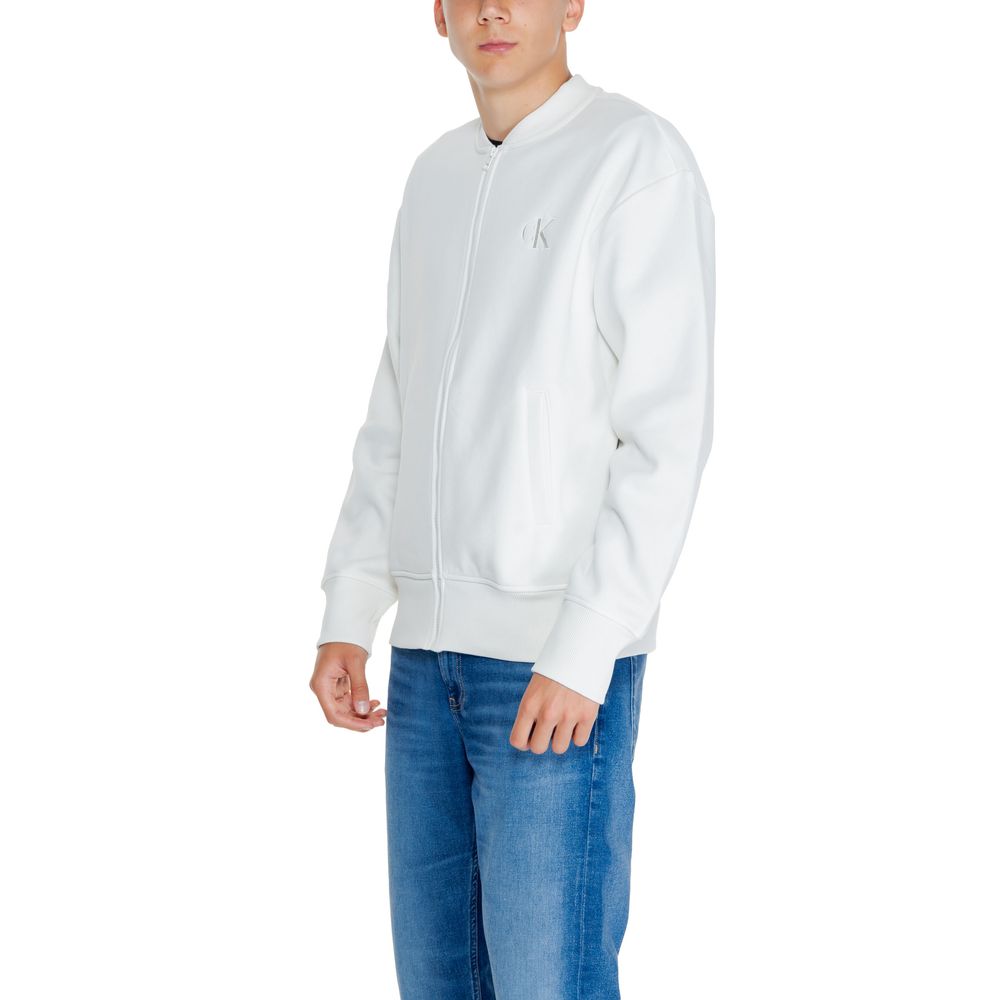 White Recycled Cotton Sweater