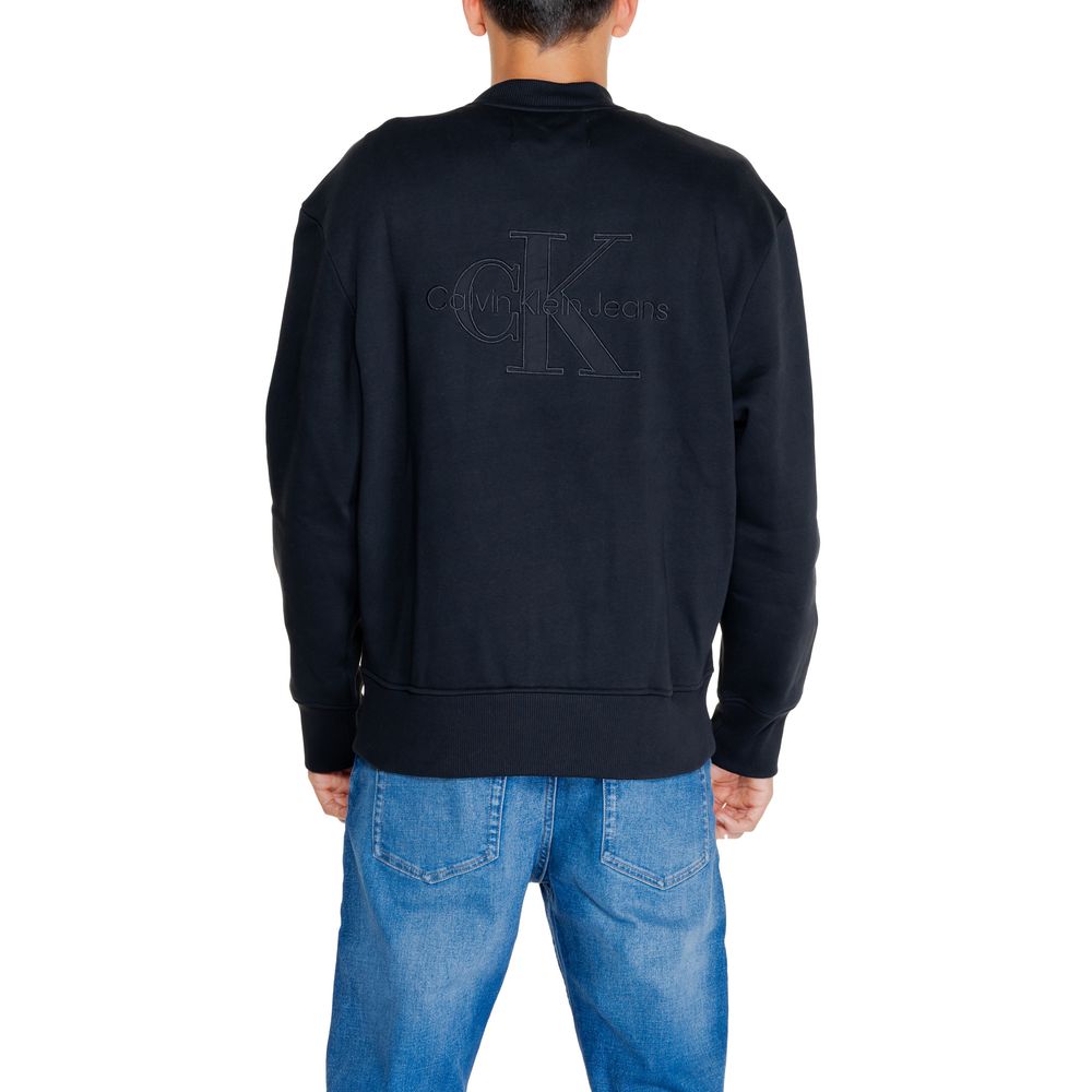 Black Recycled Cotton Sweater