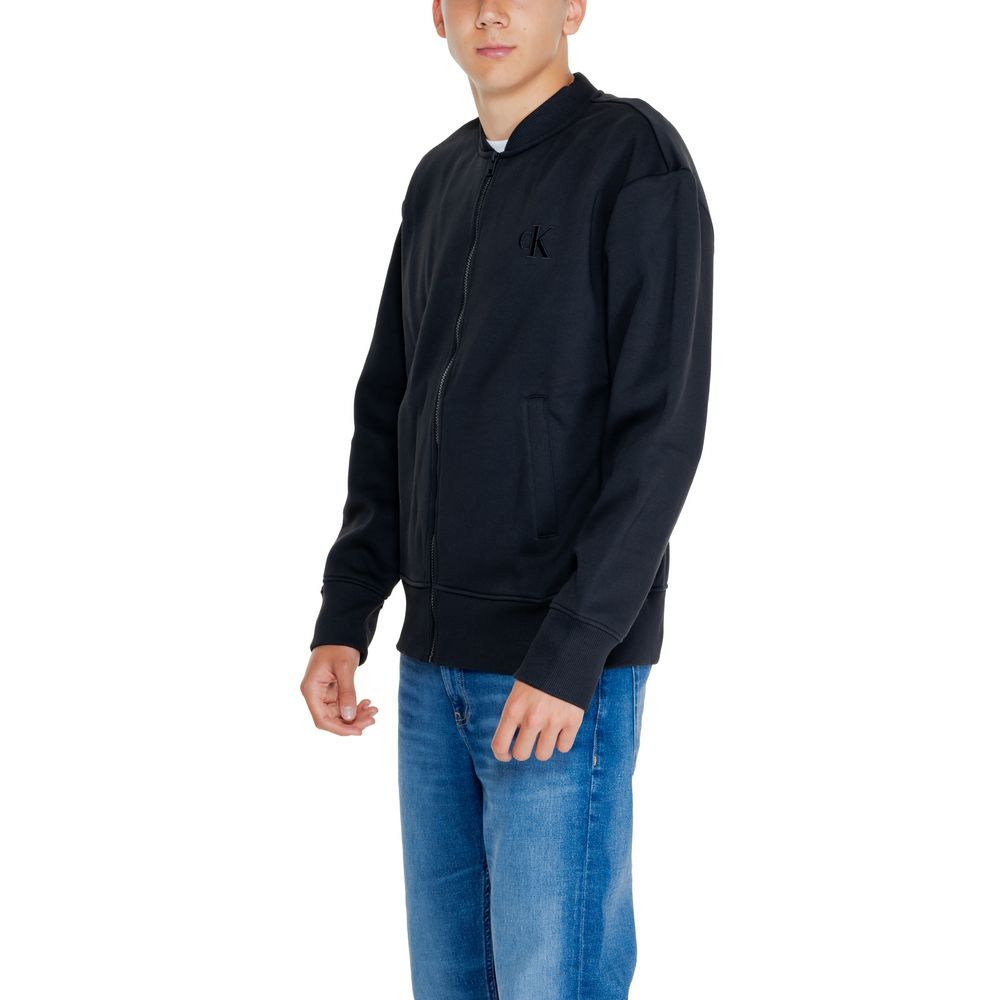 Black Recycled Cotton Sweater