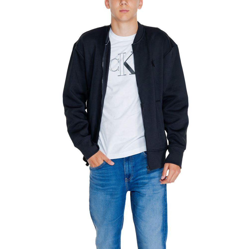 Black Recycled Cotton Sweater