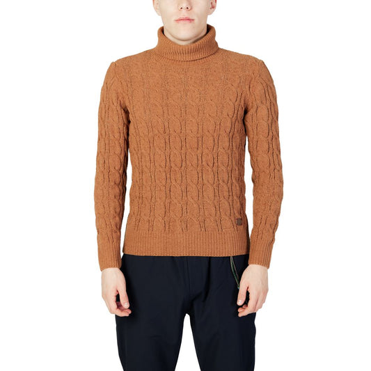 Brown Synthetic Sweater