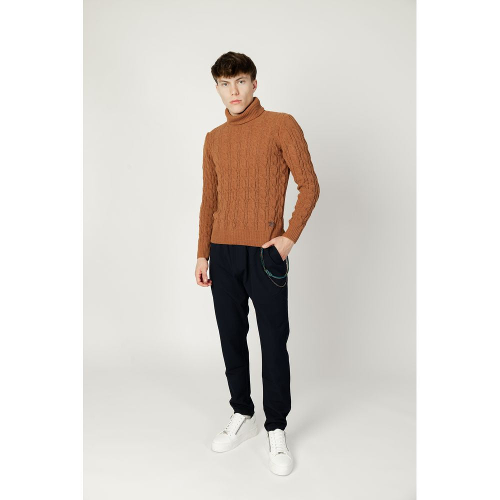 Brown Synthetic Sweater