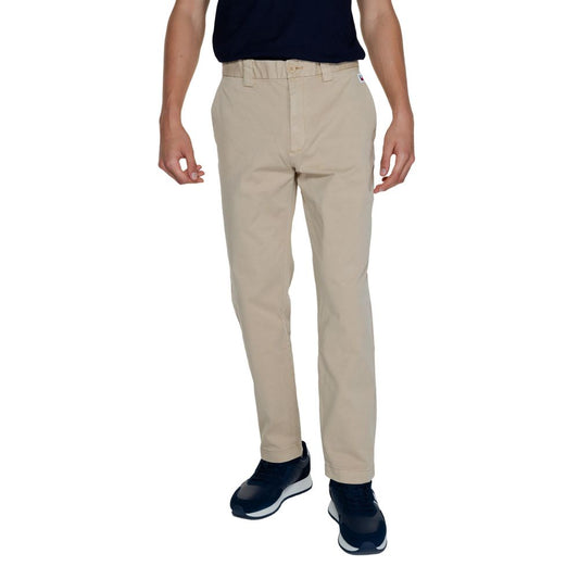 Gold Recycled Cotton Jeans & Pant