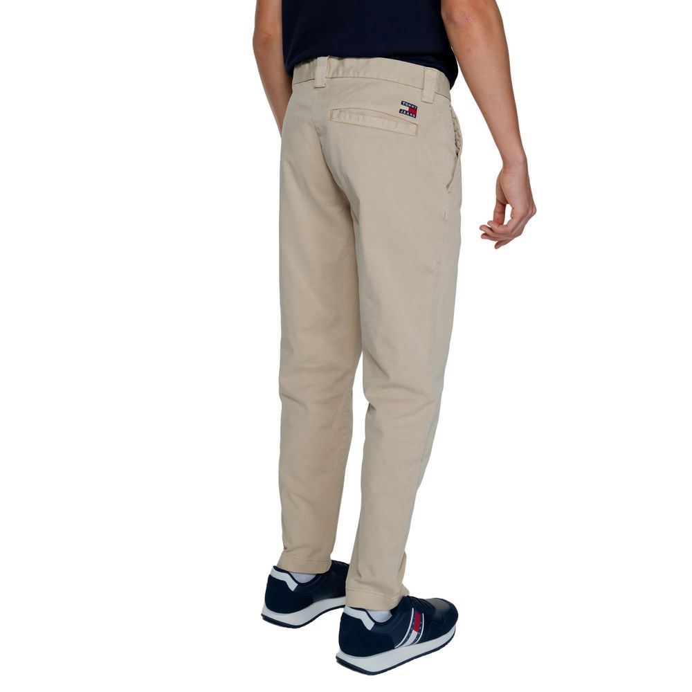 Gold Recycled Cotton Jeans & Pant