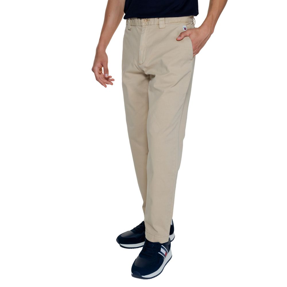 Gold Recycled Cotton Jeans & Pant