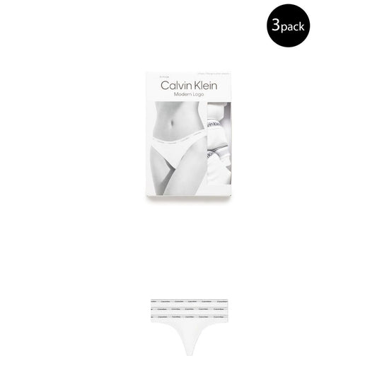Calvin Klein Underwear White Cotton Panty