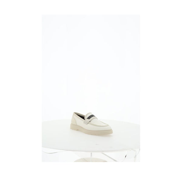 Brunello Cucinelli Beige Loafers Shoes