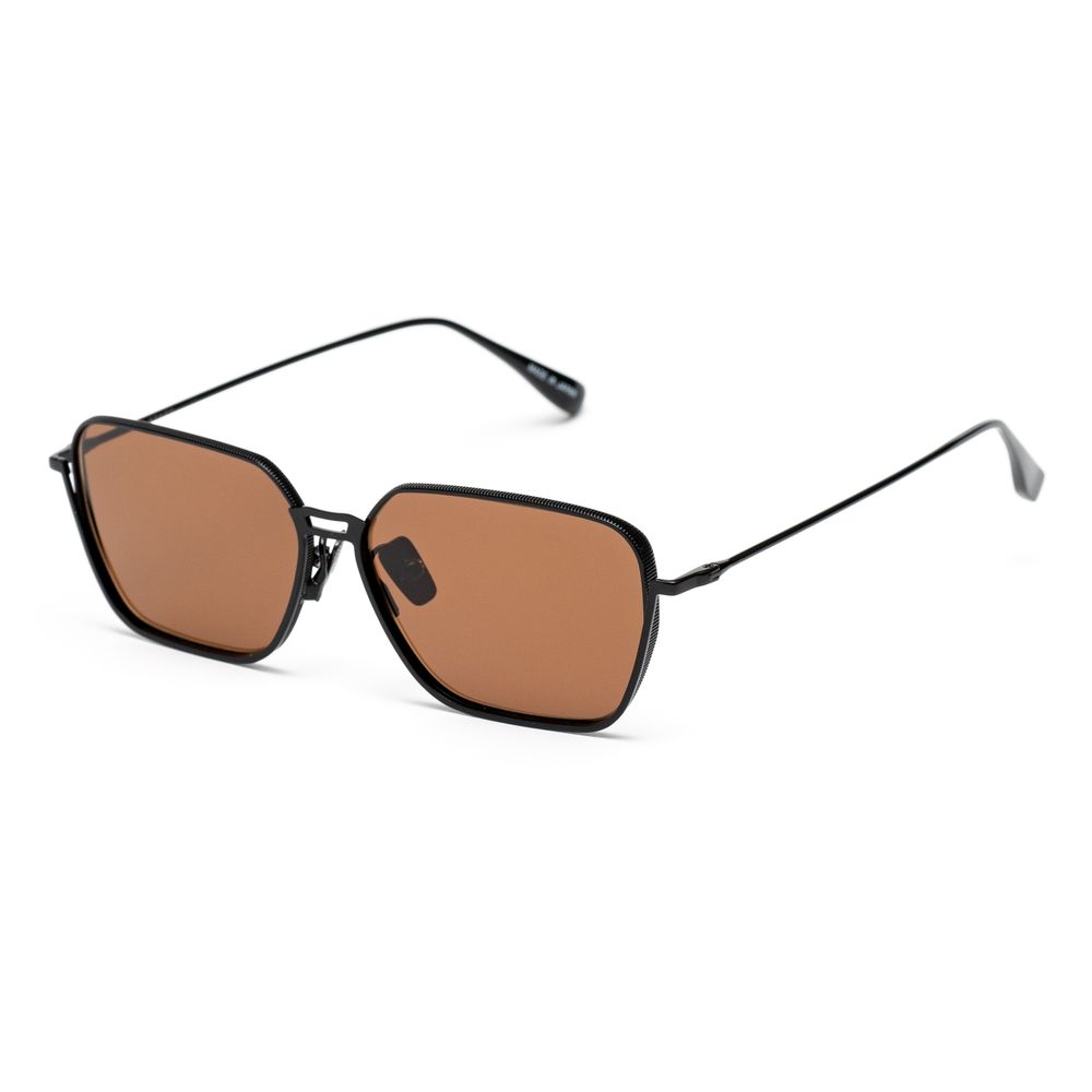 Black Stainless Steel Stainless Steel Sunglasses