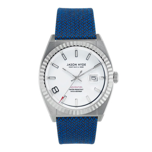 Blue Textile Watch