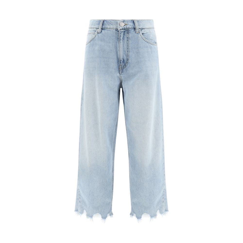 Ripped hem Jeans