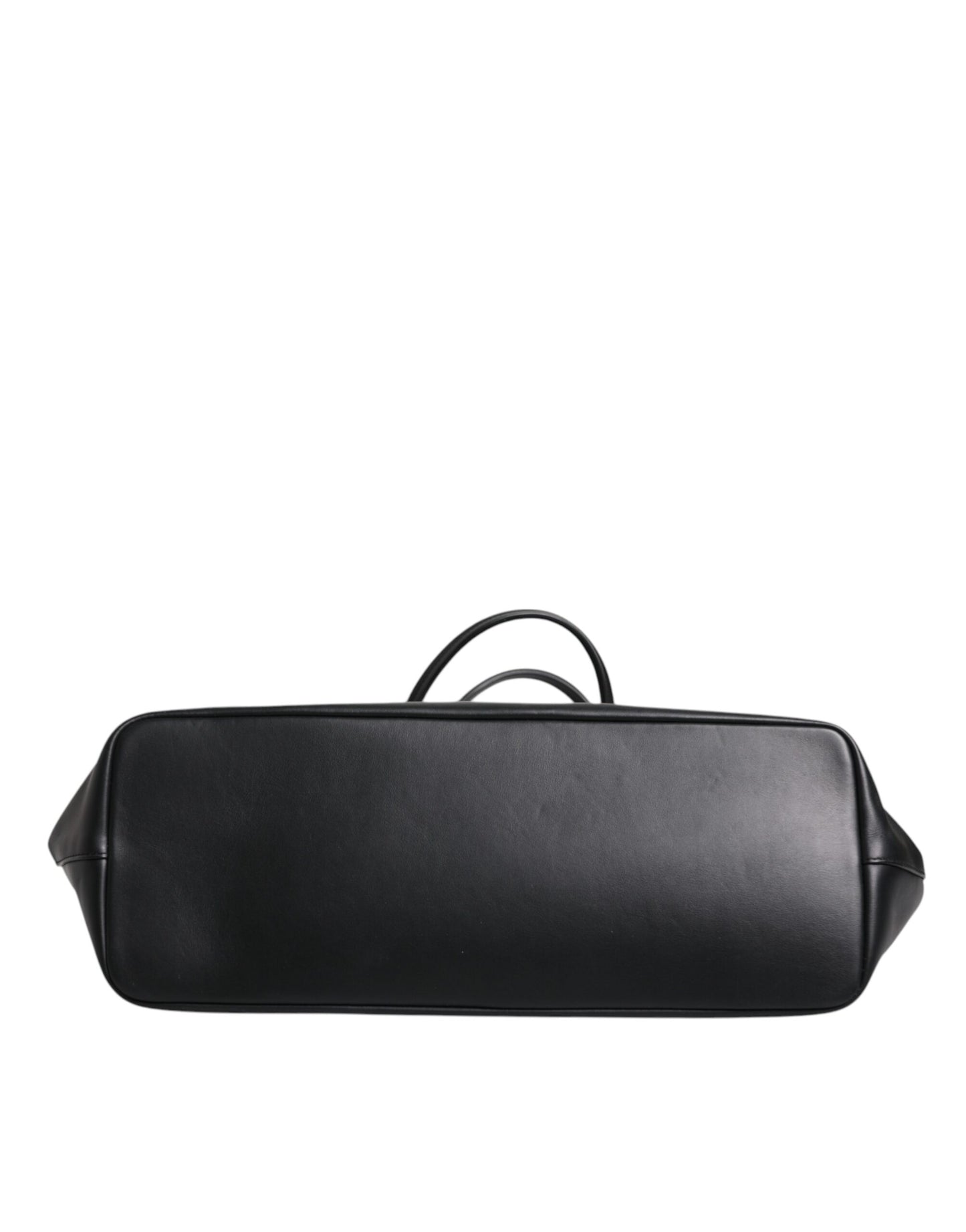 Black Crystal Leather Shopping Women Tote Bag