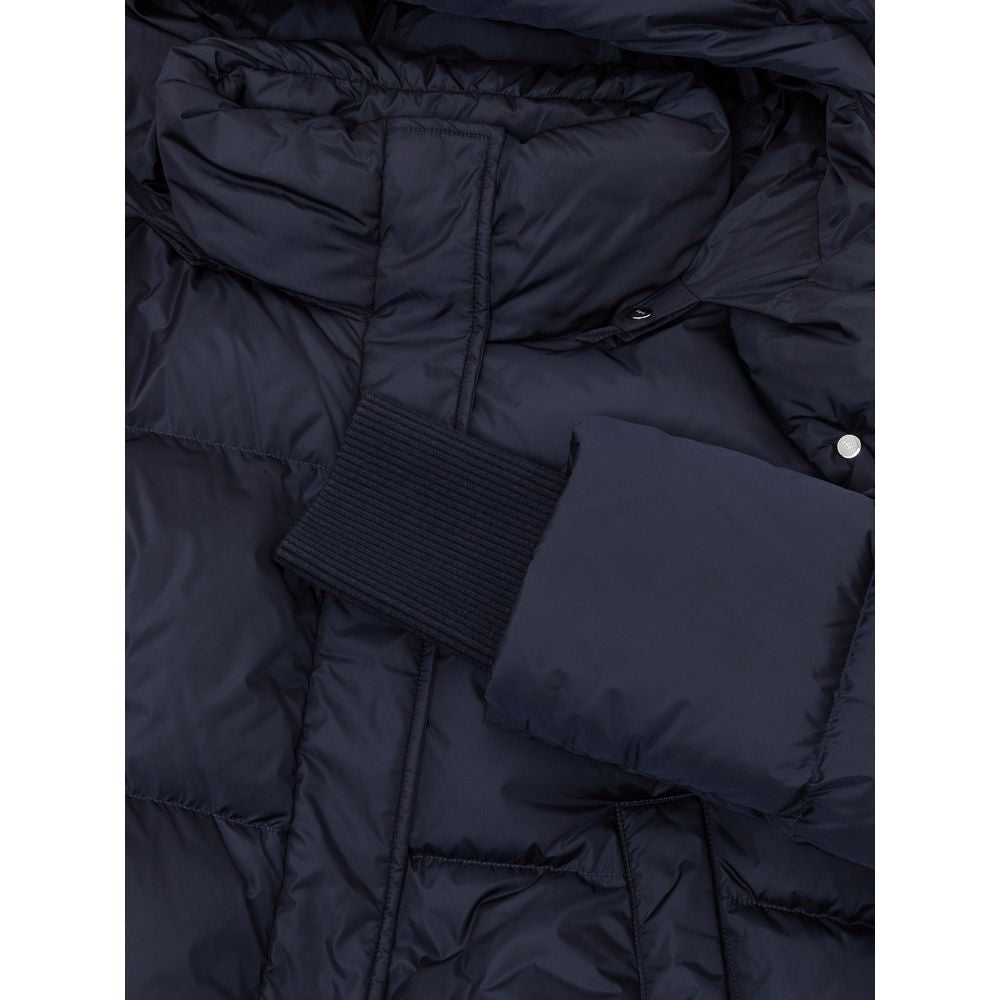 Blue Polyamide Jackets & Coat