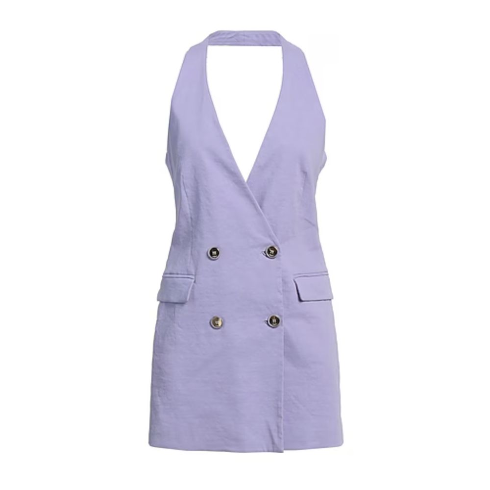 Purple Linen Dress