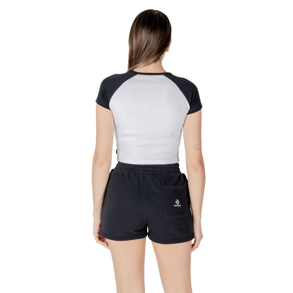 Black And White Cotton Tops & T-Shirt