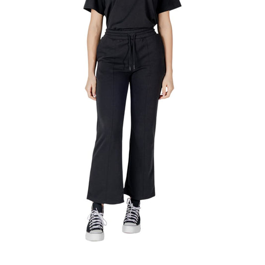 Black Cotton Jeans & Pant