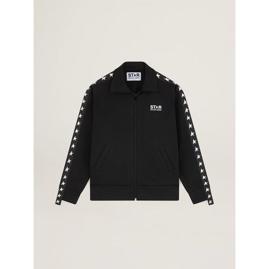 Black Polyester Men Sweater