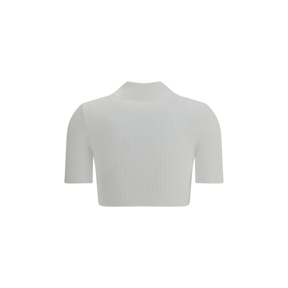 Cropped Polo Shirt