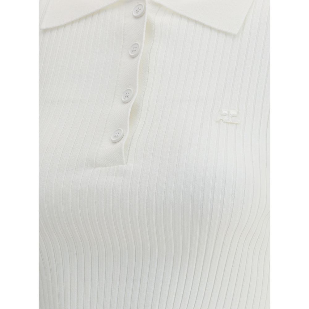 Cropped Polo Shirt