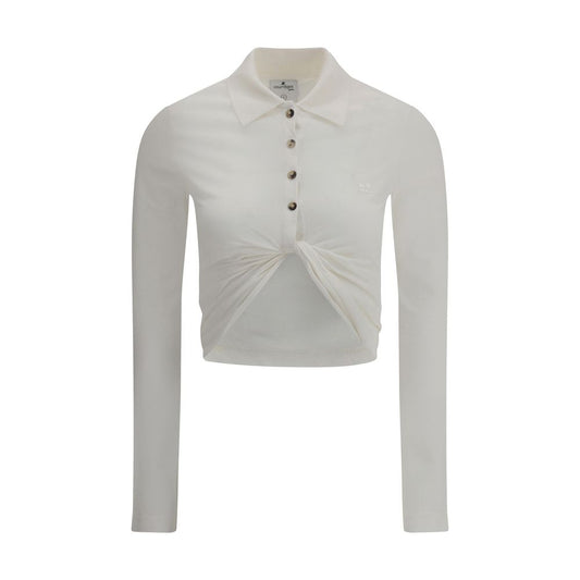 Courrèges Polo with twisted detail