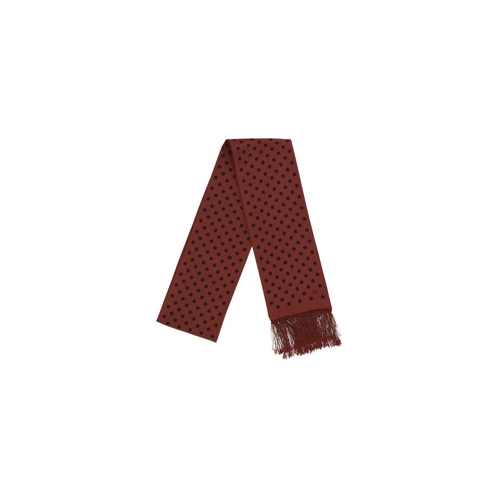 Polka-dot pattern Silk Scarf